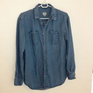 Denim button up shirt